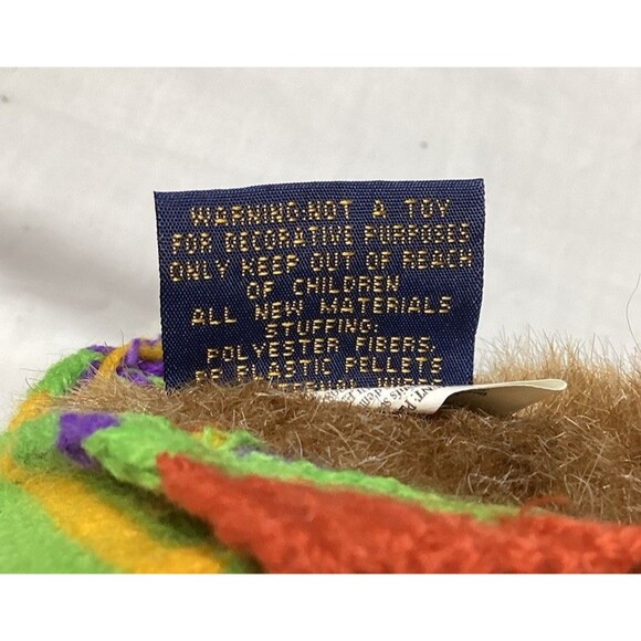 Boyds Bear Teddy Bear & Lion Stuffed Toy Plush Rusty Knitbeary With Roary 2009 - Picture 11 of 13